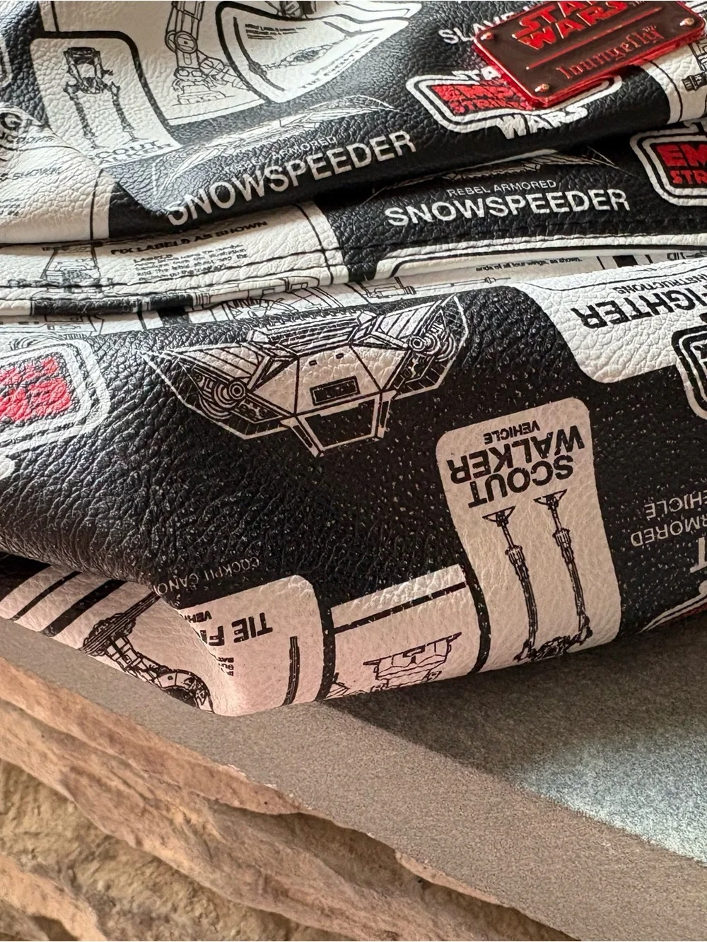 Loungefly Star Wars Empire Strikes Back Blueprint Backpack